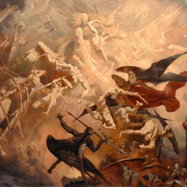 Фрески Рафаэля Падшие ангелы. Битва воинства Архангела Михаила. Васнецов небесное воинство.