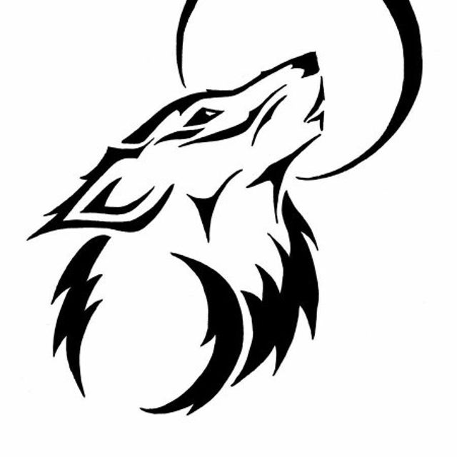 Рисунок граффити волк